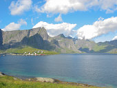 Landscape in the Lofoten islands