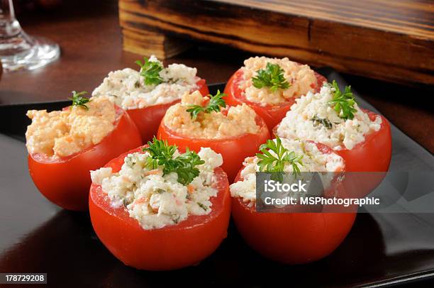 Stuffed Tomatoes Stock Photo - Download Image Now - Appetizer, Cajun Food, Close-up