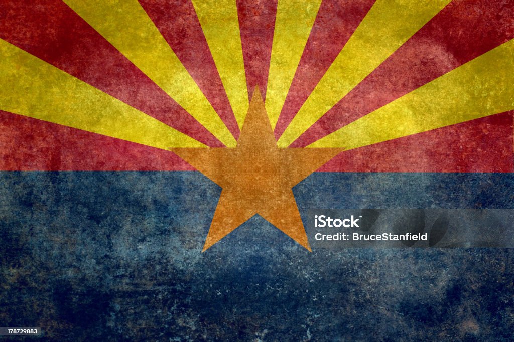 Bandera del estado de Arizona - Foto de stock de Phoenix - Arizona libre de derechos