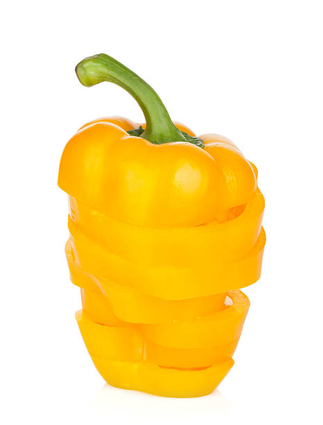 istock Sliced ripe yellow bell pepper 178730159