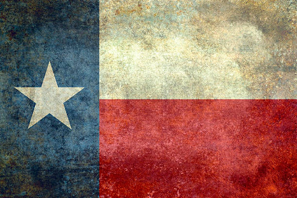flagge des staates texas - texas state flag stock-fotos und bilder