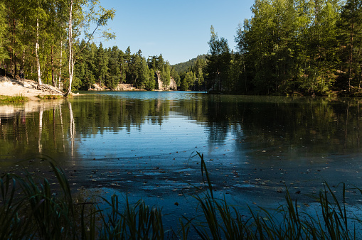 The Crystal Sand Quarry in Adrspach Rocks, Czech Republic