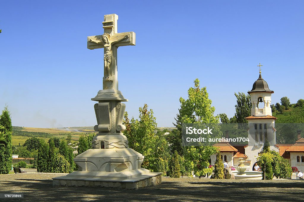 República da Moldávia, Curchi Mosteiro de Pedra Cruz - Royalty-free Abadia Foto de stock