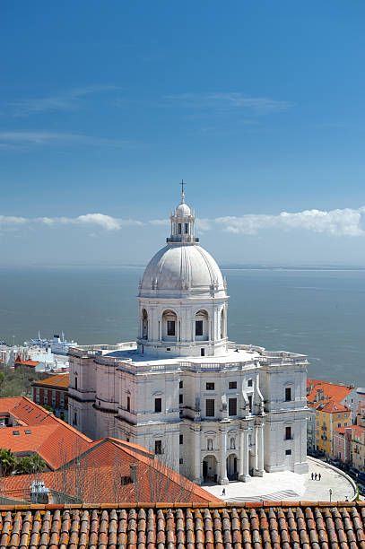 National Pantheon in Lisbon Santa Engracia Church, or the National Pantheon, in Lisbon national pantheon lisbon stock pictures, royalty-free photos & images