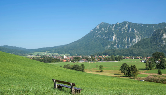 Village of Inzell in Chiemgau,Bavaria,Germany