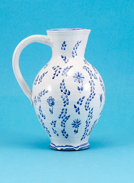 istock hand made aged jug jar art pitcher paint ornaments 178732697