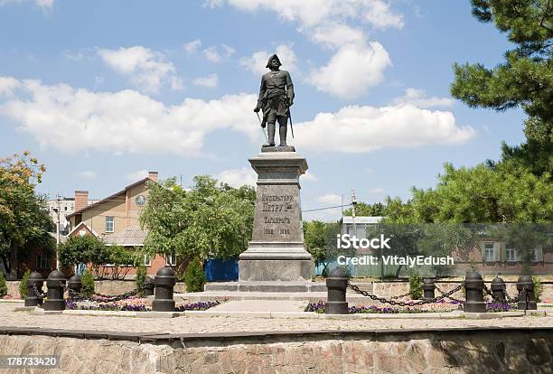 Imperador Russa Monumento De Pedro I - Fotografias de stock e mais imagens de Ao Ar Livre - Ao Ar Livre, Azul, Cultura Russa