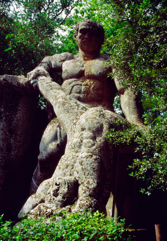 monsters in bomarzo, italy