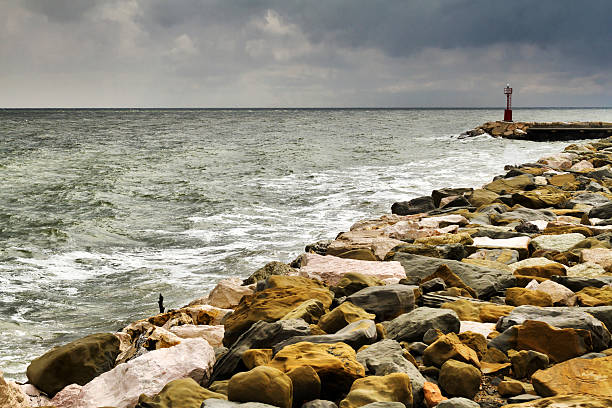 istock Storm morning at wharf 178734697