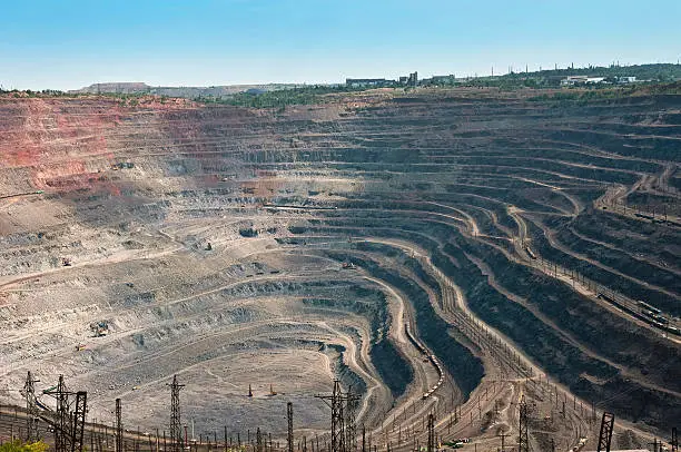 Photo of opencast mine