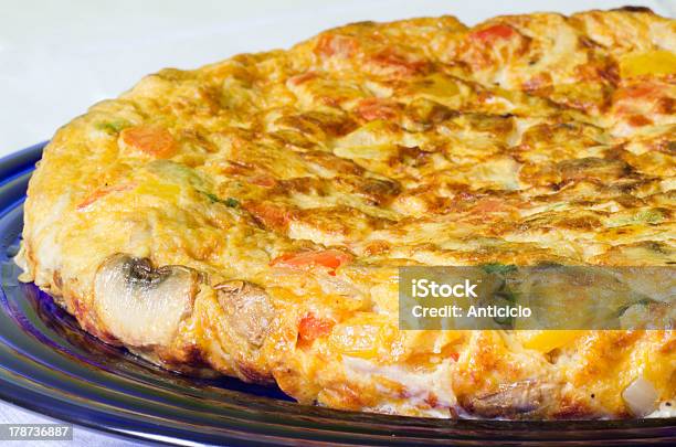 Vegetables Omelette Stock Photo - Download Image Now - Brunch, Close-up, Cooking