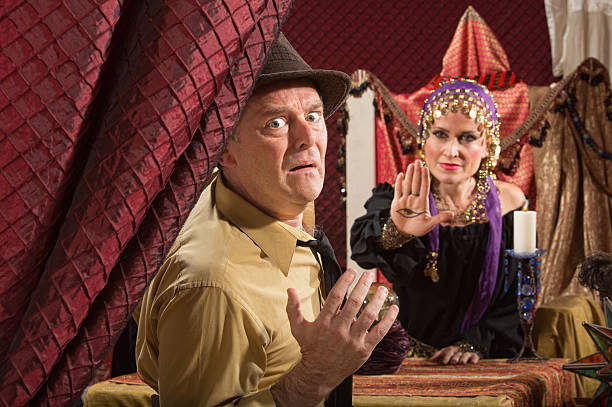 istock Man Sees Gypsy's Evil Eye 178737395