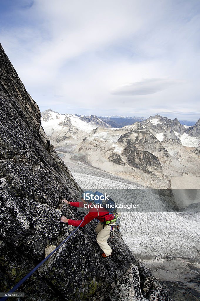 Klettern in Candad - Lizenzfrei Gefahr Stock-Foto