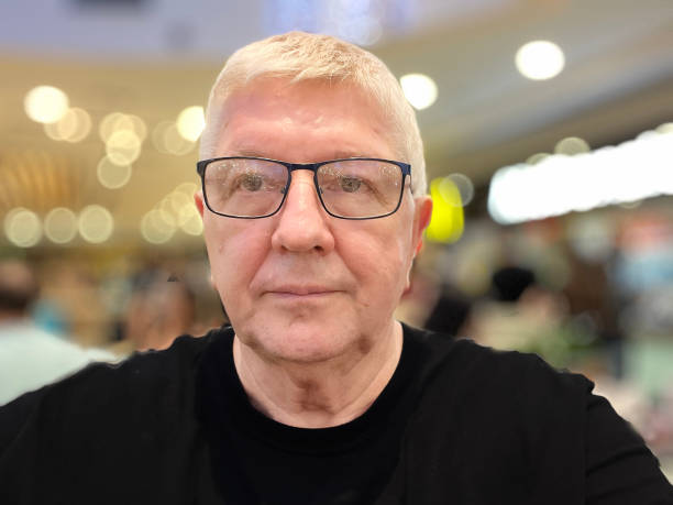 istock Senior Caucasian man selfie indoors 1787384827