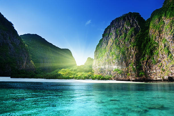 istock morning time at  Maya bay, Phi-Phi Leh island,Thailand 178739150