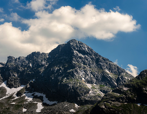 A summer trip to the High Tatras to the Gąsienicowa Valley from which there is a wonderful view of Swinica and Koscielec.