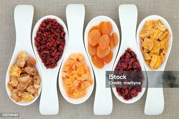 Dried Fruit Stock Photo - Download Image Now - Antioxidant, Apricot, Berry Fruit