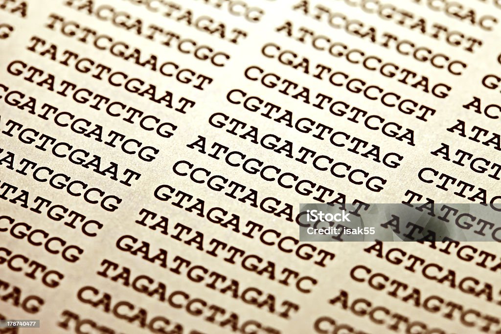 Dna Base Encoding Dna Encoding Text With Nucleobases Stock Photo - Download Image Now ...