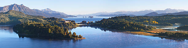 озеро perito moreno, барилоче, аргентина - south america argentina bariloche autumn стоковые фото и изображения