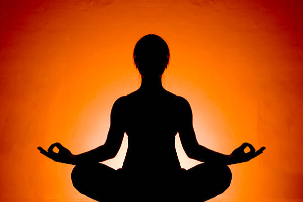 istock Meditation in Lotus Position 178740675
