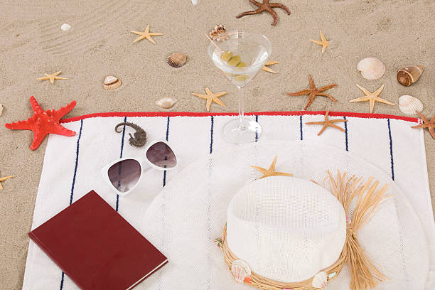 istock beach items on sand for fun summer holiday 178740885