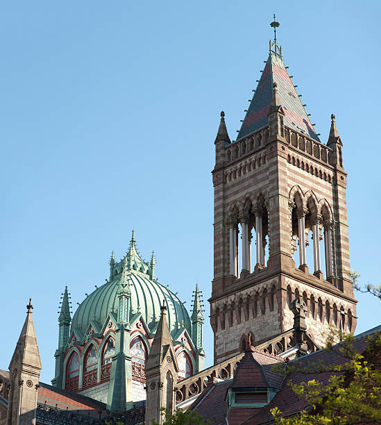 istock Church tower at Copley Squre 178741026