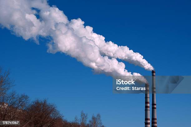 오염시킨다 에어제스처 공기 펌프에 대한 스톡 사진 및 기타 이미지 - 공기 펌프, 공기조화, 공장-산업 건물