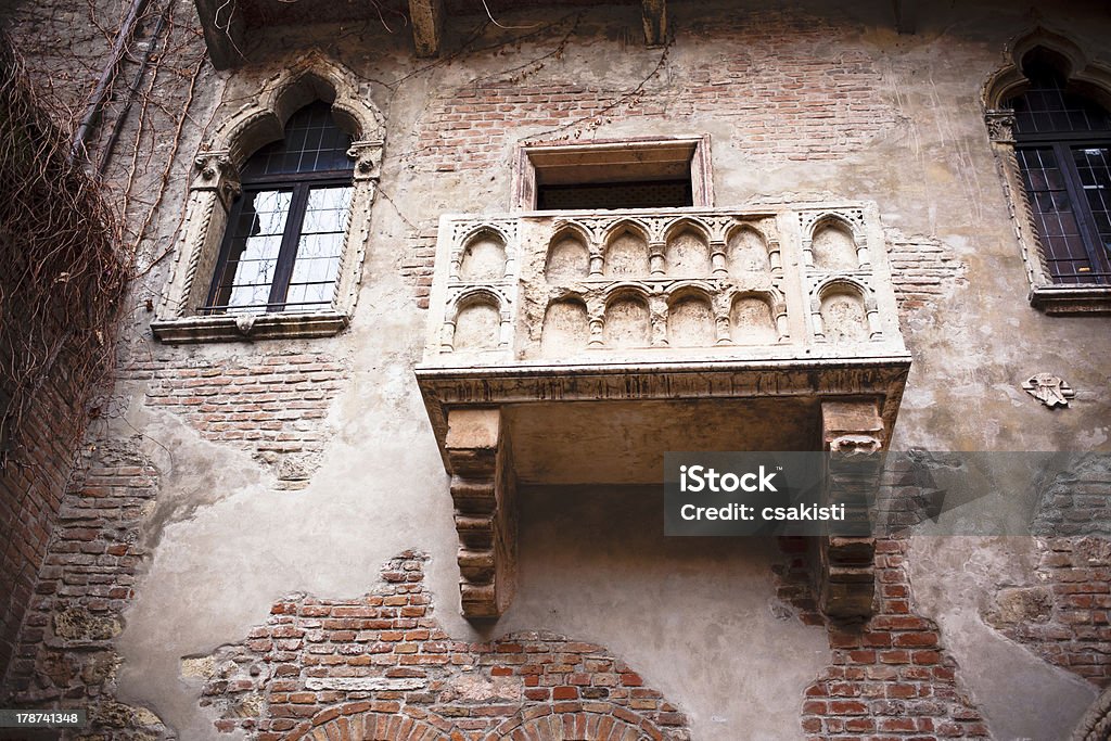 Balcone di Romeo e Giulietta - Foto stock royalty-free di Amore