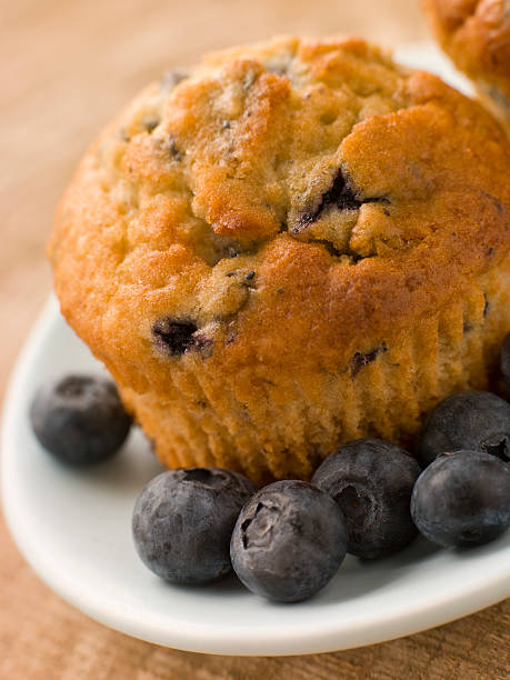 istock Blueberry Muffin On A Plate 178742844