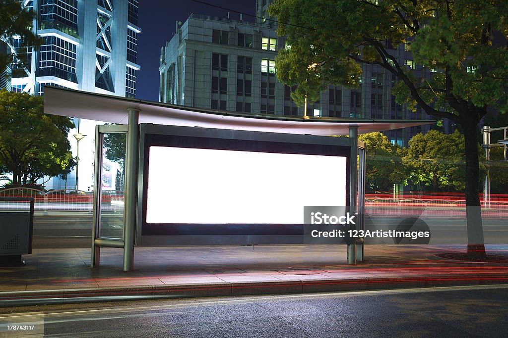 Città moderna pubblicità scatole luminose - Foto stock royalty-free di Shanghai
