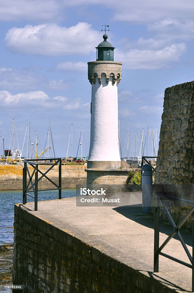 Faro di Haliguen Porto di Quiberon in Francia - Foto stock royalty-free di Ambientazione esterna