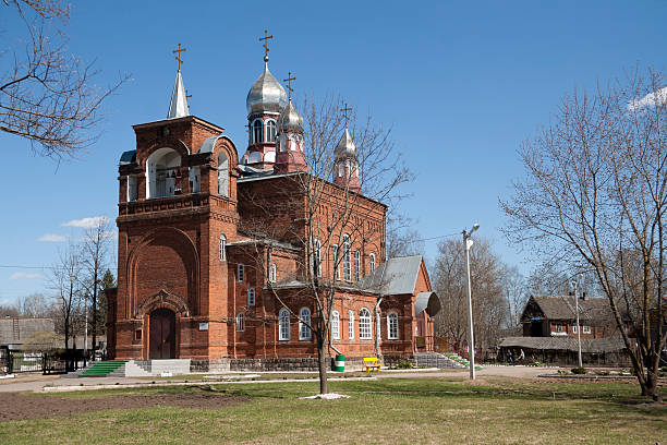 istock Old brick Russian Orthodox church 178743354