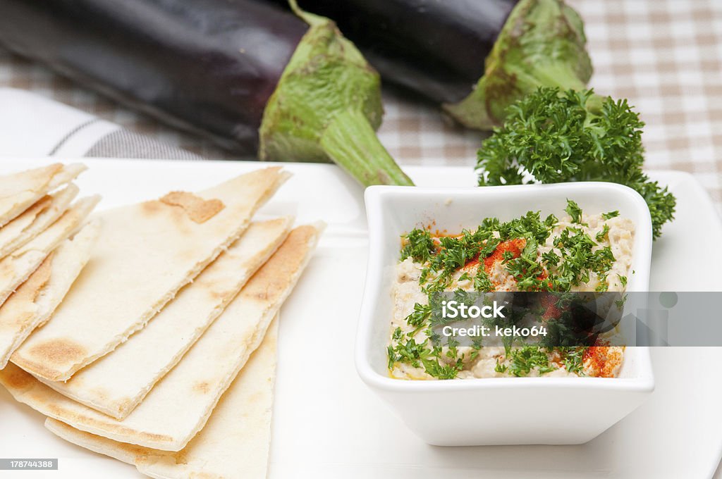 moutabal baba ghanoush eggplant dip fresh traditional moutabal baba ghanoush eggplant dip Appetizer Stock Photo