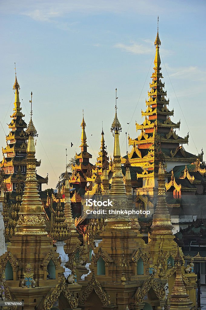 Schwedagon Paya, Yangon, a Birmânia - Royalty-free Budismo Foto de stock