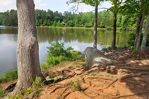 Lake Norman Lake Norman in the Piedmont of North Carolina norman style stock pictures, royalty-free photos & images
