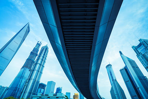 istock city skyline and pedestrian bridge 178745583