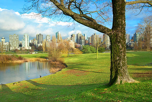 istock Green park near sea front 178745699