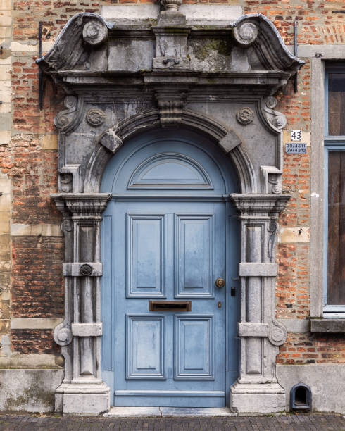 istock Old wooden door 1787458653