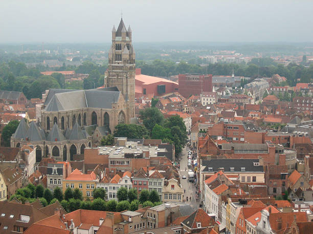 istock Aerial View of Brugge 178746064