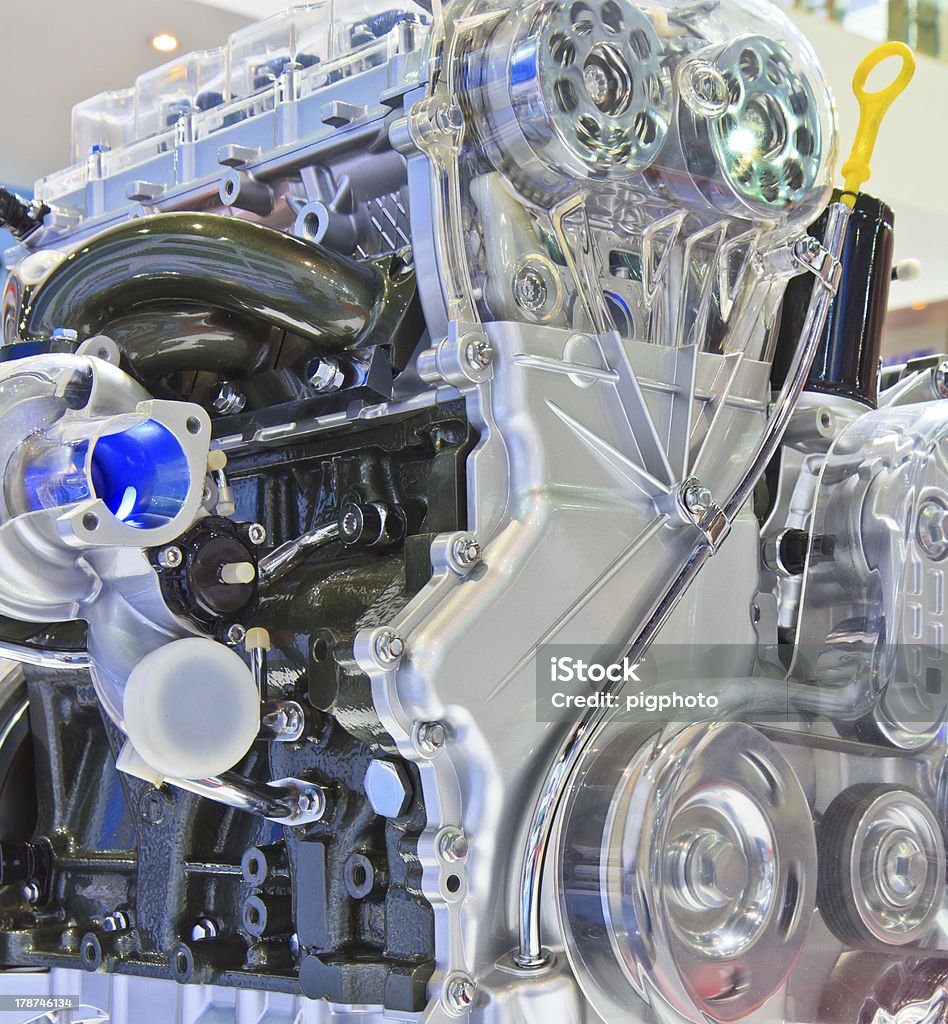 Motor de coche nuevo - Foto de stock de Acero libre de derechos