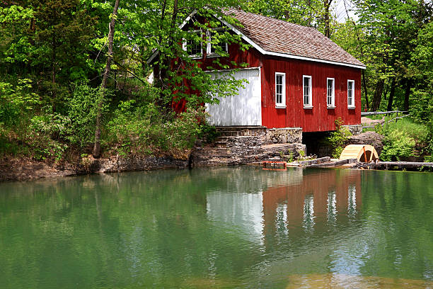 istock Historical Building of Sawmill and Dam. 178746449
