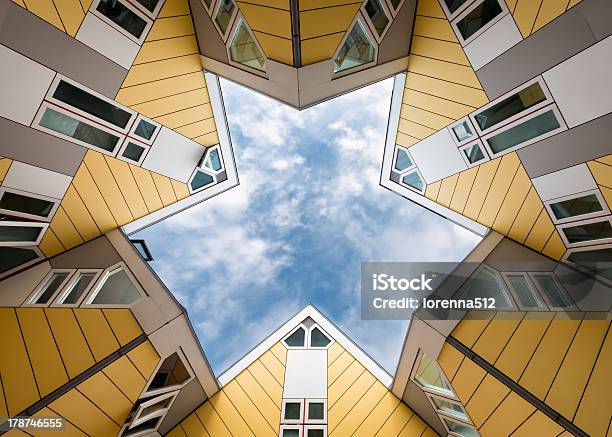 Cube Houses In Rotterdam Stock Photo - Download Image Now - Rotterdam, Abstract, Architecture