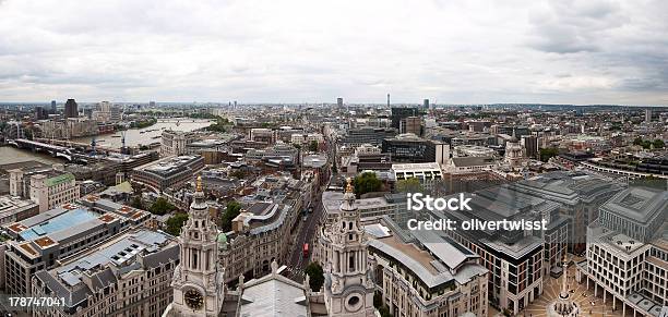 Photo libre de droit de Vue Aérienne De La Ville De Londres banque d'images et plus d'images libres de droit de Big Ben - Big Ben, Capitales internationales, Cathédrale Saint-Paul - Londres