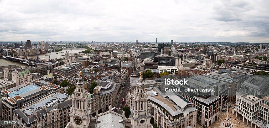 Vista aérea da paisagem urbana de Londres - Royalty-free Ao Ar Livre Foto de stock
