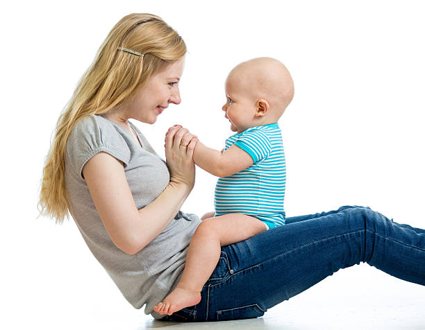 istock Loving mother having fun with her baby boy 178747849