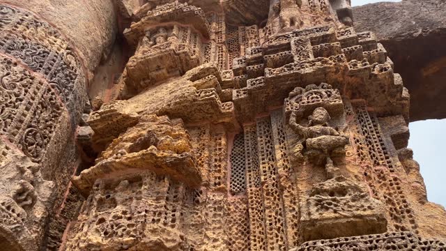 The famous konark sun temple, which was built in 13th century Sun Temple at Konark, Odisha, India.