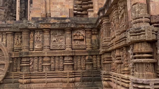 The famous konark sun temple, which was built in 13th century Sun Temple at Konark, Odisha, India.