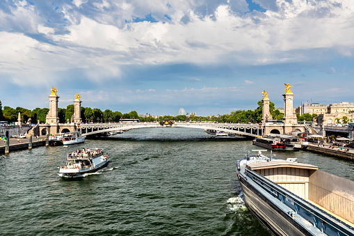 Alexandre III Brücke in Paris, Frankreich