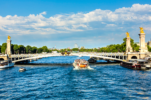 Alexandre III Brücke in Paris, Frankreich