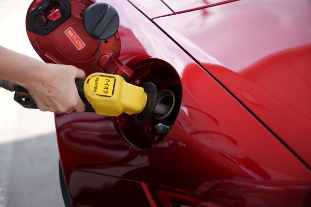 istock Person refueling at a gas station 1787500486